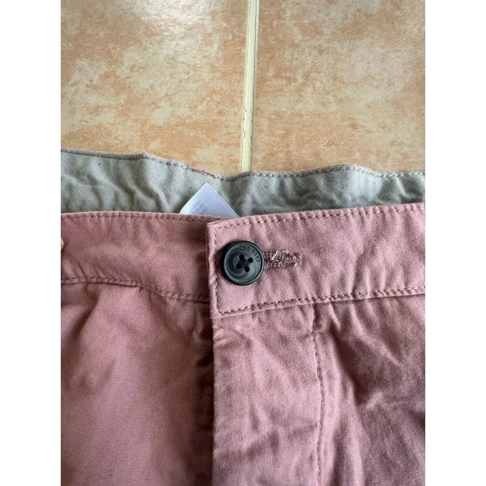 H&M Divided  Shorts Flat Front Dusty Pink Chinos Men Size‎ 34